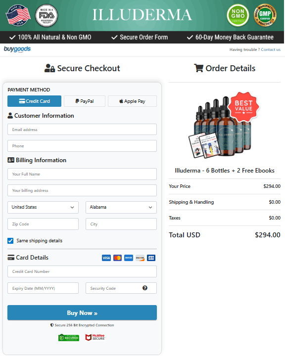 Illuderma-secure-checkout